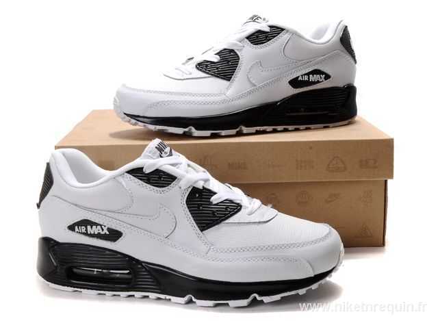 Blanc Et Noir Nike Air Max Chaussures Gratuitement Shipipng